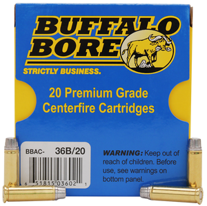 Buffalo Bore Ammunition Outdoorsman 32 H&R Magnum +P 130 Grain Hard Cast Lead Semi-Wadcutter 20RD