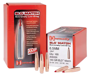 Hornady 28403 ELD Match Target 7mm .284 162 gr Extremely Low Drag-Match (ELD-M) Hornady 28403 ELD Match Target 7mm .284 162 gr Extremely Low Drag-Match (ELD-M)