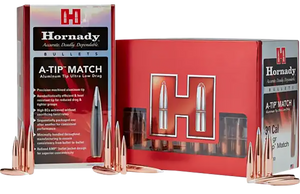 Hornady A-Tip Match 375 Cal .375 390 gr A-Tip Match 100  Hornady A-Tip Match 375 Cal .375 390 gr A-Tip Match 100