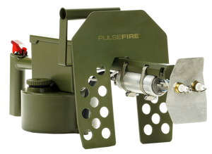 Exothermic Technologies PFLRT Pulsefire LRT Green Powder Coated Aluminum/Brass/Viton 25 ft Flame Range 25.70" Long Fuel Gasoline/Gasoline, Diesel Mix Includes Battery/Battery Charger Exothermic Technologies PFLRT Pulsefire LRT Green Powder Coated Aluminum/Brass/Viton 25 ft Flame Range 25.70" Long Fuel Gasoline/Gasoline, Diesel Mix Includes Battery/Battery Charger