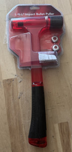 Hornady 050092 Lock-N-Load Impact Bullet Puller Black Red Plastic Handgun DEMO/USED