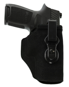 Galco TUC818RB Tuck-N-Go Strongside/Crossdraw IWB Black Steerhide Fits Sig Sauer P365 Fuse Ambidextrous