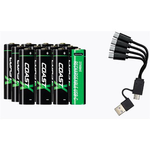 Coast Products Zxaa Rechargable Battery 12-Pack