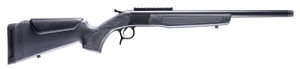 CVA CR4437 Scout 308 Win 1rd 20" Blued Threaded Barrel, Blued Picatinny Rail Receiver, Stealth Gray Fixed Synthetic Stock