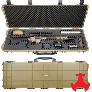 Eylar 48'' Hard Rifle Case W/Ragar Foam Insert Tan