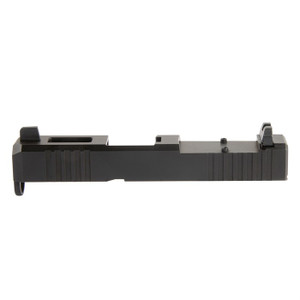 Brownells 1L Tall Black Sight Set Serrated .220''F/.295''R For Glock