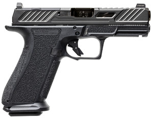 Shadow Systems SS3040CA XR920 Elite 9mm 10+1 Black Black Nitride Optic Cut/Serrated/Window Cut Stainless Steel Slide Black Black Interchangeable Backstrap Grip *CA Compliant