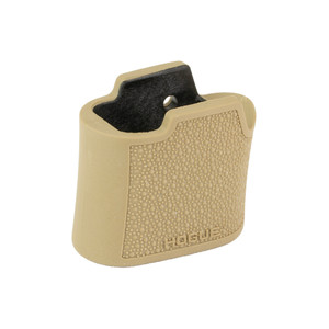 Hogue 18043 OverMolded Extension Base Pad Cobblestone Fits Sig Sauer P365 15rd FDE Rubber