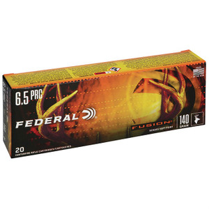 Federal Fusion Rifle Ammunition 6.5 PRC 140 gr. SP 2925 fps 20/ct