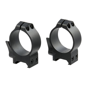 Warne 34Mm Medium (.375'') Qd Rings Black
