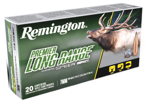 Remington Ammunition 28988 Premier Long Range 7mmBC 175gr 20 Per Box/10 Case