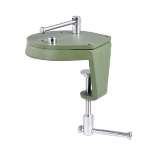 Brownells Gunsmith Bench Vise, Clamping Rotary Base, Green