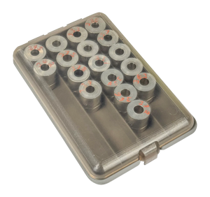 MTM Powder & Shot Bushing Box Black and Clear