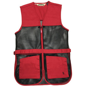 Bob Allen Full Mesh Dual Pad Shooting Vest Red L