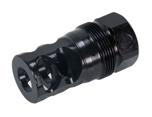 Primary Weapons FRC-T-2P-1/2X28 FRC 2-Port Compensator Black 1/2"x28 Threads 1.80" OAL 223 Rem