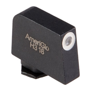 Ameriglo 0.350''X0.125'' Green W/White Outline Sight For Glock~
