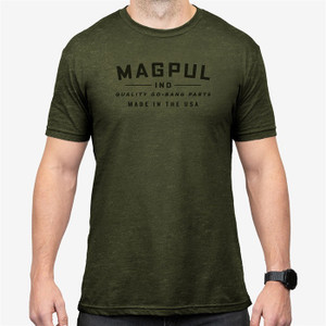 Magpul MAG1112-317-3XL Go Bang Parts OD Green Cotton/Polyester Short Sleeve 3XL