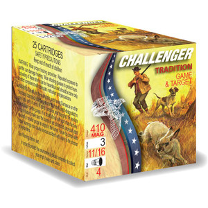 Challenger Ammo First Class Target Ld 410 Bore 3'' 11/16Oz #6 Shot 250/Case