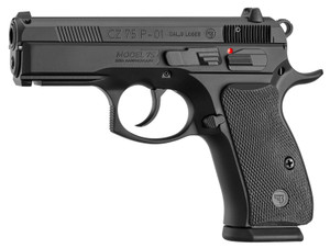 CZ USA CZ 75 P-01 50th Anniversary Elite Handgun 9mm Luger 10rd Magazines (2) 3.75" Barrel Black
