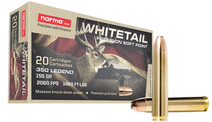 NORMA 603404704 350L 155GR SP WHITETAIL 20/10