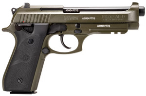 Taurus PT92 Handgun 9mm Luger 17rd Magazines (2) 5" Barrel OD Green Black Hogue Grip