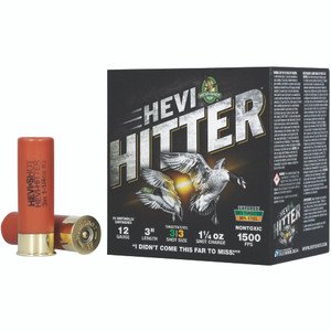 HEVI-Shot HEVI-Hitter Tungsten/Steel Shotshells 12ga 3" 1-1/4oz 1500 fps #4 25/ct