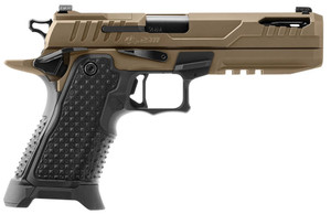 Oa Defense OA2311FPROELTHDBPRT21 2311 Pro Elite 9mm Luger 17+1/21+1 5" Black DLC Ported Barrel, Optic Ready/Serrated Slide, Black Aluminum Frame w/Picatinny Rail, Black Grip, Ambidextrous