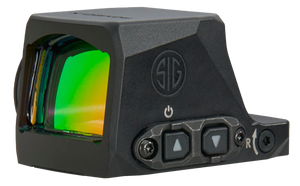 Sig Sauer Electro-Optics SORX1490 Romeo-X Enclosed Compact Black 1x24mm 6MOA Green Dot Reticle RX Footprint Mount