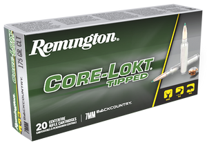 Remington Ammunition 28989 Core-Lokt Tipped 7mmBC 175gr 20 Per Box/10 Case