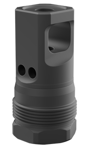 Breek Arms BRK4431 Echo Single Port Plan B Black Nitride Steel 5/8"x24 Threads 30 Cal