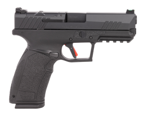 Tisas 10100570 PX-9 Duty *CA Compliant 9mm Luger 10+1 4.10" Black QPQ Steel Barrel, QPQ Tenifer Cerakote Optic Cut/Serrated Steel Slide, QPQ Tenifer Cerakote Polymer Frame w/Picatinny Rail