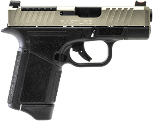 Gforce Arms GF932512GN Rapture Sub-Compact Frame 9mm Luger 12+1 3.25" Black Steel Barrel, Nickel Steel Optic Cut/Serrated Slide, Gray Cerakote Polymer Frame, Shield RMSc/RMR Footprint