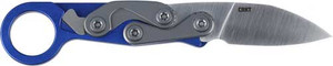 CRKT Provoke EDC Folding Knife 2-1/2" Drop Point Blade Blue