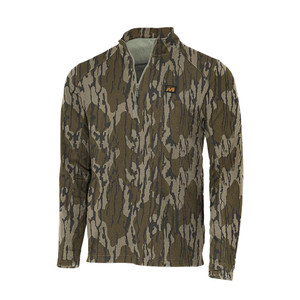 Muddy DV8 Quest Midweight Quarter Zip Sweatshirt Mossy Oak Bottomland L