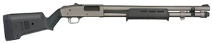 Mossberg 50797 590A1 12 Gauge 6+1 20" Tungsten Gray Cerakote Barrel & Drilled & Tapped Receiver, Magpul SGA Black Synthetic Stock