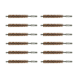 Brownells Double-Tuff Bronze Rifle Brush 8Mm 12 Pack