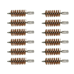 Brownells Double-Tuff Bronze Shotgun Brush 16 Gauge 12 Pack