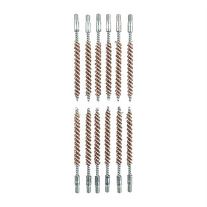 Brownells 22 Caliber Double-Tuff Bronze Rimfire Rifle Brush 12/Pack