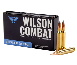 Wilson Combat A22369HPBT 223Rem 69gr Hollow Point Boat Tail Match 20 Per Box/10 Case