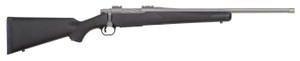 Mossberg 28262 Patriot Full Size 400 Legend 4+1 20" Stainless Cerakote Threaded Barrel, Drilled Stainless Cerakote Stainless Steel Receiver, Black Fixed Synthetic Stock
