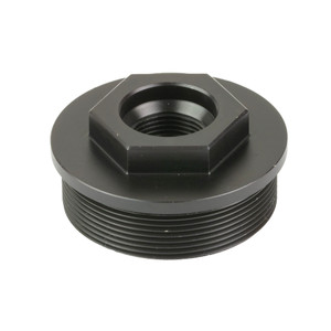 CMMG 11DB017 Zeroed HUB Mount Fits 1/2"x28 Stainless Steel Black