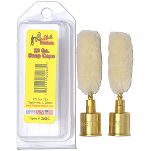 Pro-Shot Shotgun Wool Mop Brass Snap Caps - 20 ga