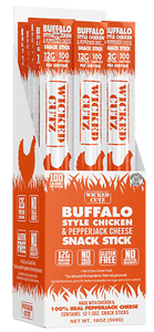 Wicked Cutz WCCS12BC Buffalo Style Chicken & Cheese Sticks 12 Pack