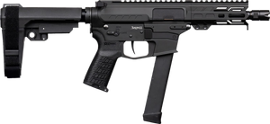 CMMG Banshee MKGs Fixed Ejector Handgun 9mm Luger 33rd Magazine 5'' Barrel RipBrace Armor Black