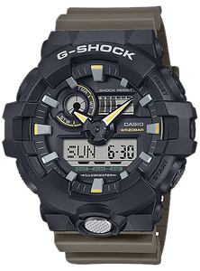 Gshock Ga710Tu1A3Cr Anlg-Digtl Cntr But Lght Grn
