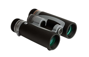 Konus 2348 Prince 8x42mm Bak-4 Prism, Center Focus, Black/Silver Aluminum w/Rubber Armor