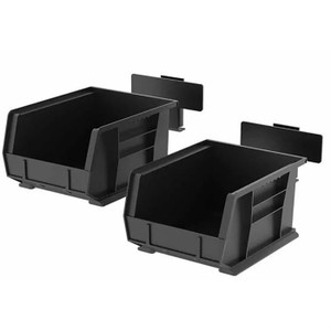 Lockdown Safe & Security Acc. Securewall Bin Hanger 2-Pack Black