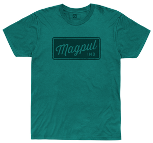 Magpul MAG1116-462 Rover Block Teal Cotton/Polyester Short Sleeve Large