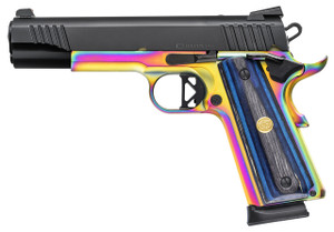 Chiappa 1911 Superior OR Handgun .45 ACP 8rd Magazines (2) 5" Barrel Multi-Color Blue Laminate Grip