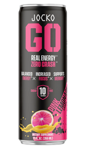 Jocko Fuel 29076 Pink Lemonade Energy Drinks 12oz 12Pack